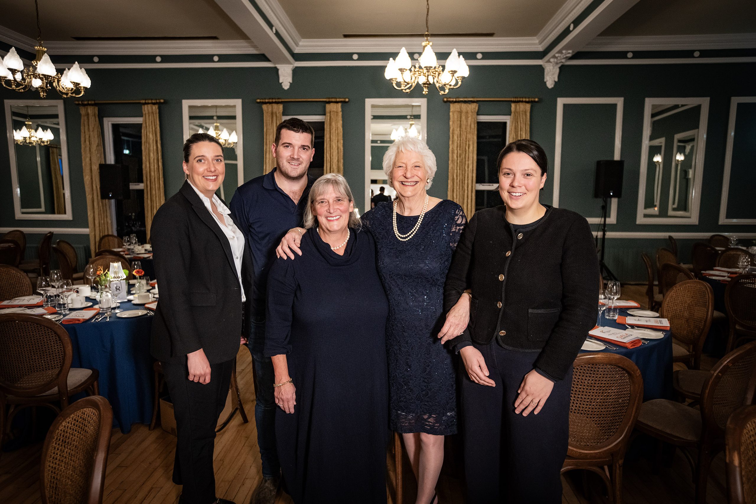 Mary Peters at fundraising event with Magheramorne Estate